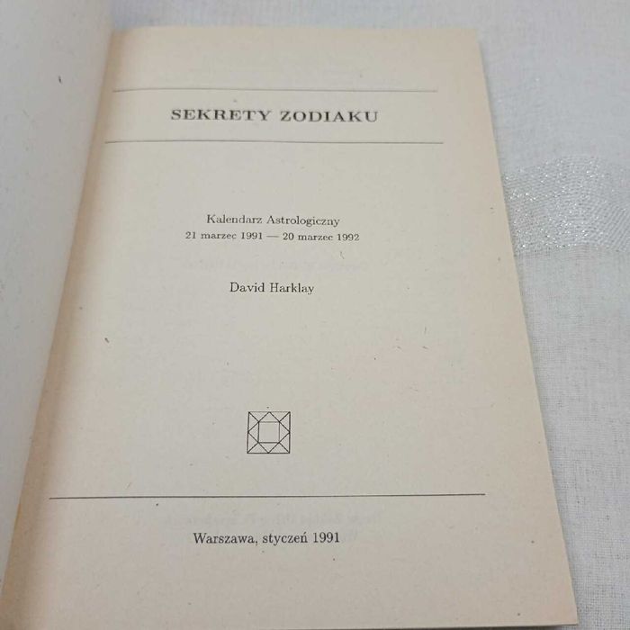 Sekrety zodiaku. David Harklay