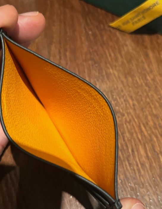 Porta cartões goyard preto