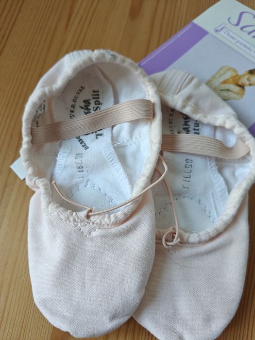 Zestaw nauka baletu rozmiar 122cm, stopa r. 29 lub r.31