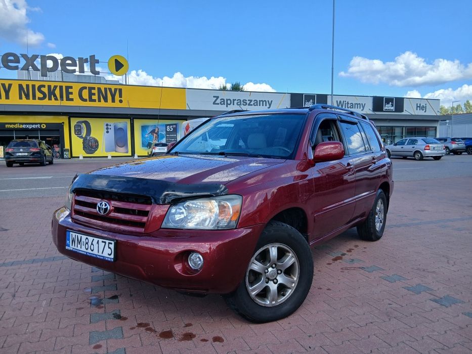 Toyota highlander 3,3 v6 4×4 gaz automat super stan ładna zadbana bez wkładu sprawna bez rdzy