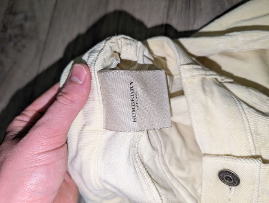 Штани брюки Burberry жіночі вельветові