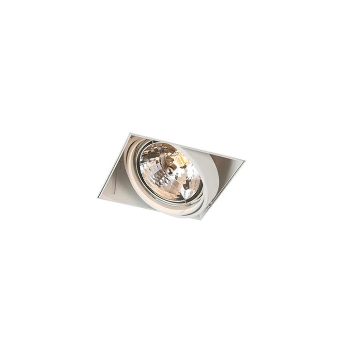 Oprawa wpuszczana biała AR111 obrotowo-uchylna bez trimless - Oneon