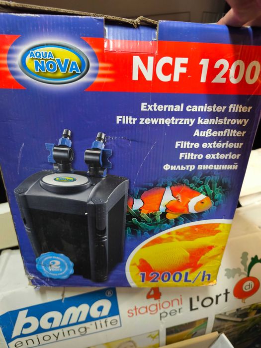 Filtr Kubełkowy Aqua Nova NCF-1200 Do Akwarium 300-400l