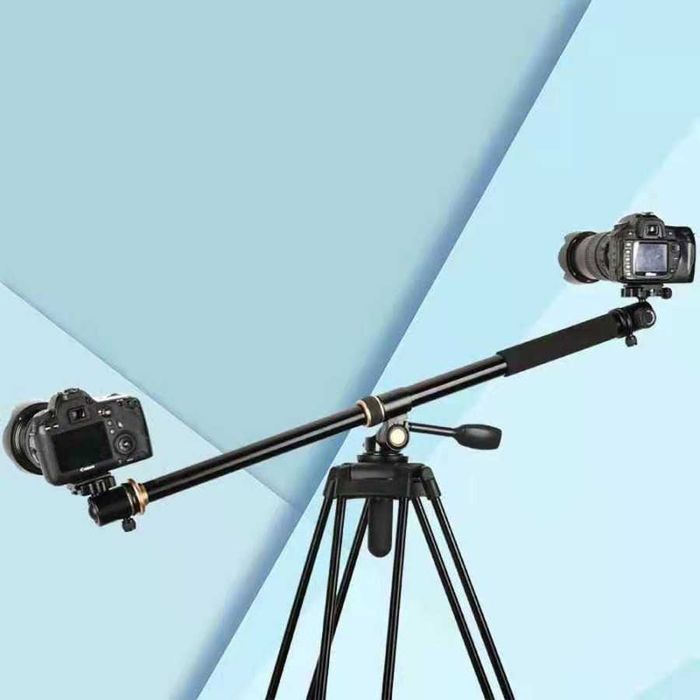 Телескопічна горизонтальна штанга Q77 на штатив для виносу камери 77см