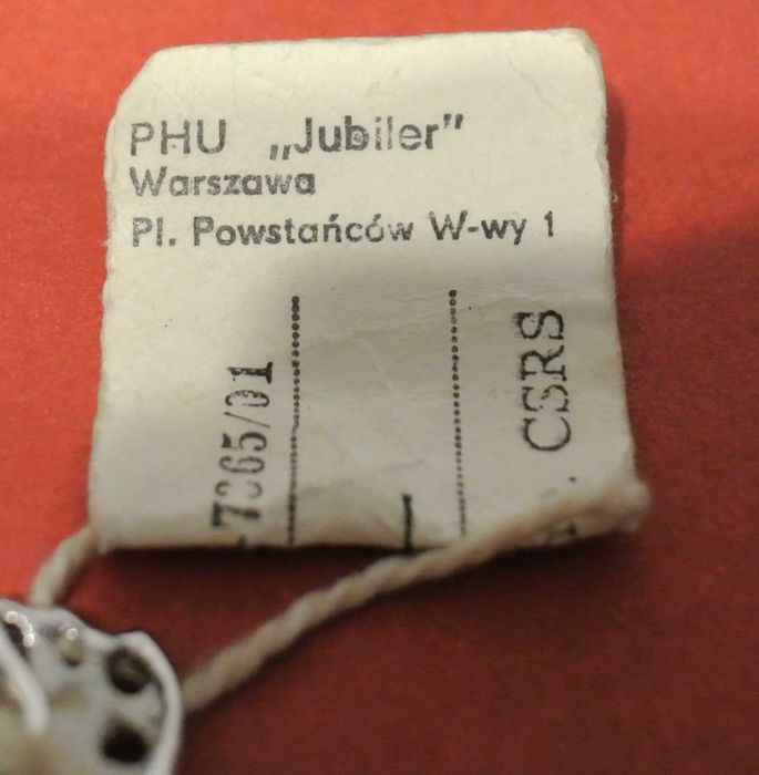 Stara broszka z czasów PRL - PHU Jubiler