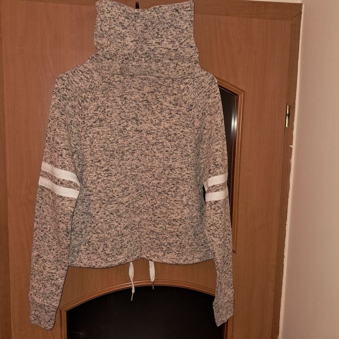 Ciepły Sweter szary marki derek haert, rozm. M