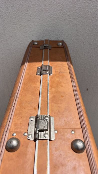 Mala viagem vintage pele