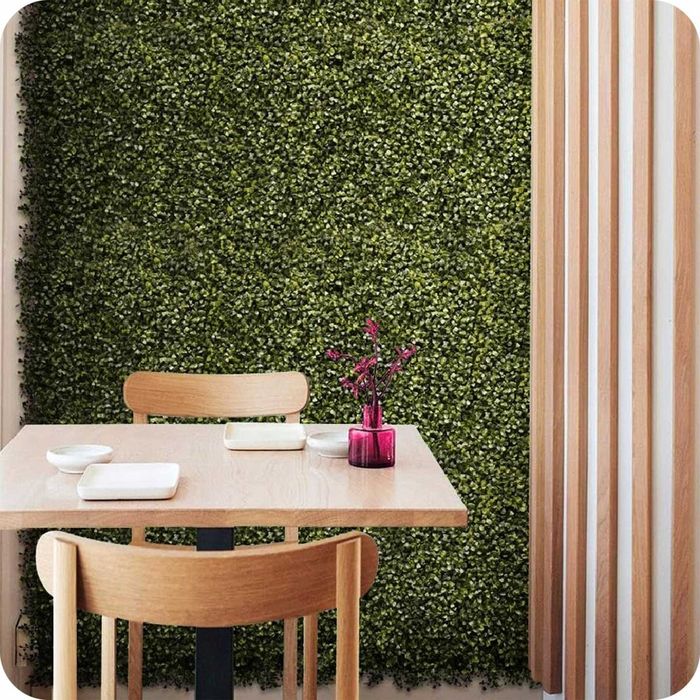 sztuczna zielona ściana sztuczny bluszcz bukszpan panel balkon 60x40cm