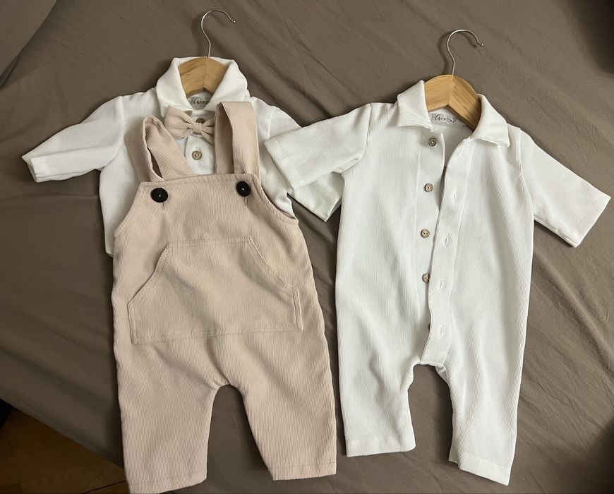 Одяг для немовляти на виписку хрещення бодіки freelion baby