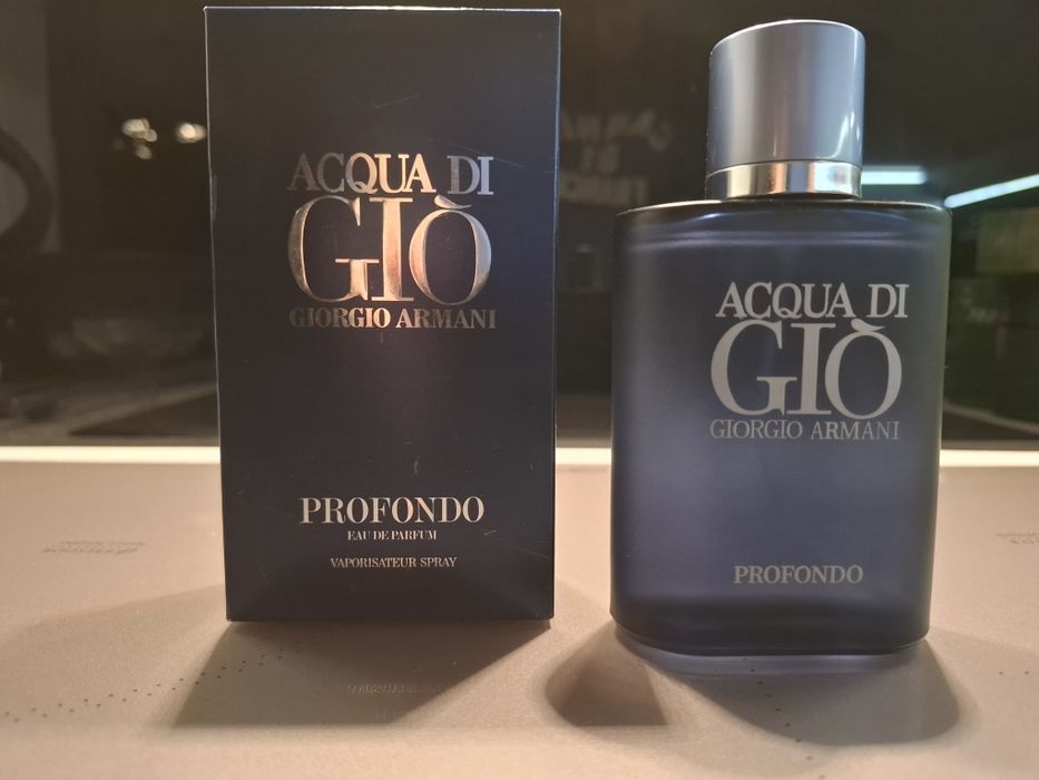 Męskie EDP Aqua di Gio Profondo Giorgio Armani pełne 100ml batch 2020