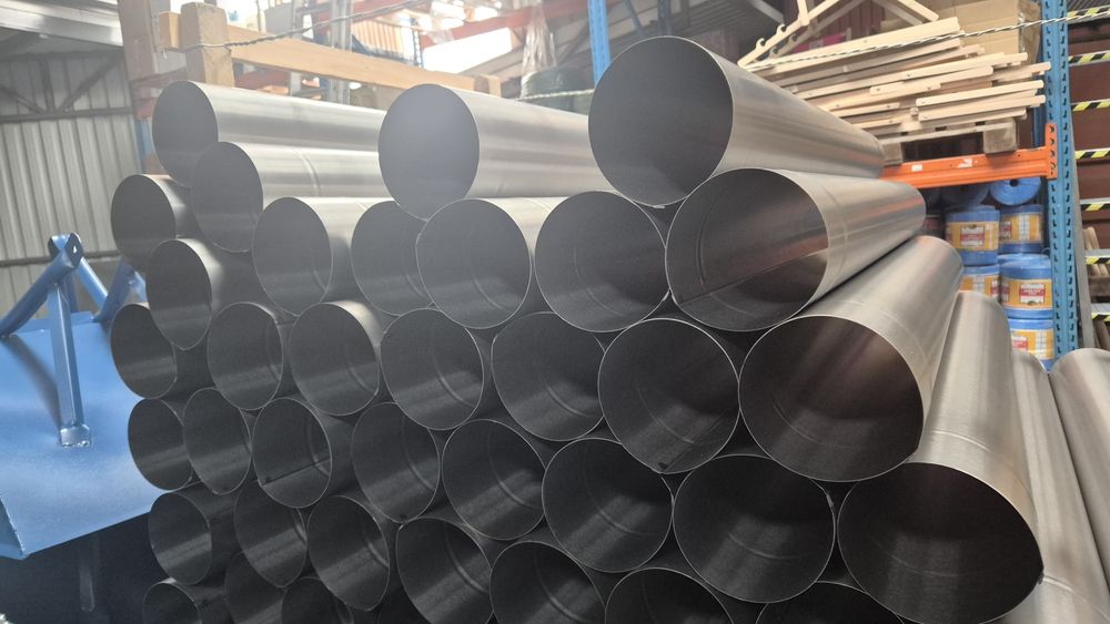 RURA NIERDZEWNA fi 150 kolanko fi 150 fi 180 fi200 20cm rury z kwasówk