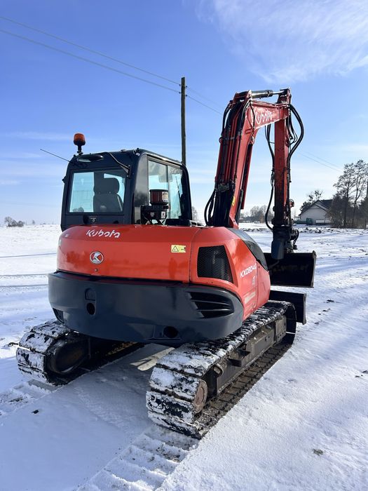 Koparka minikoparka Kubota KX 080-4 z rotorem