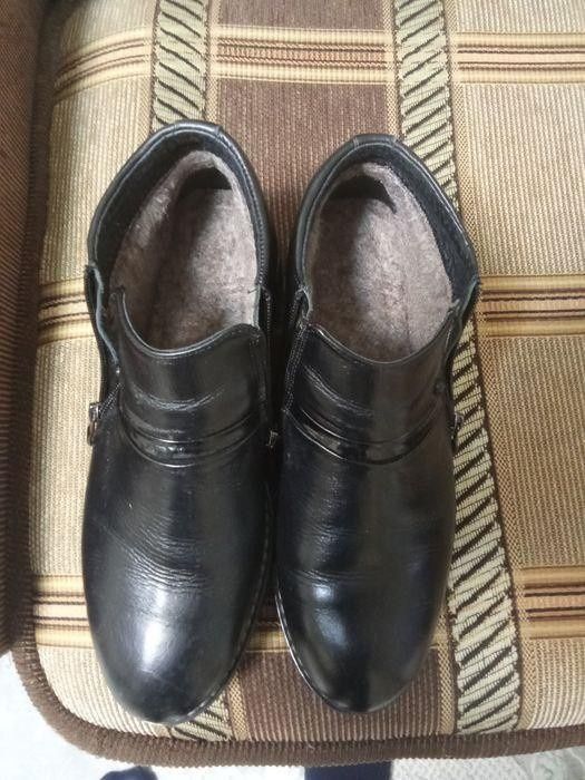 Сапожки шкіряні НОВІ зимні чоловічі.