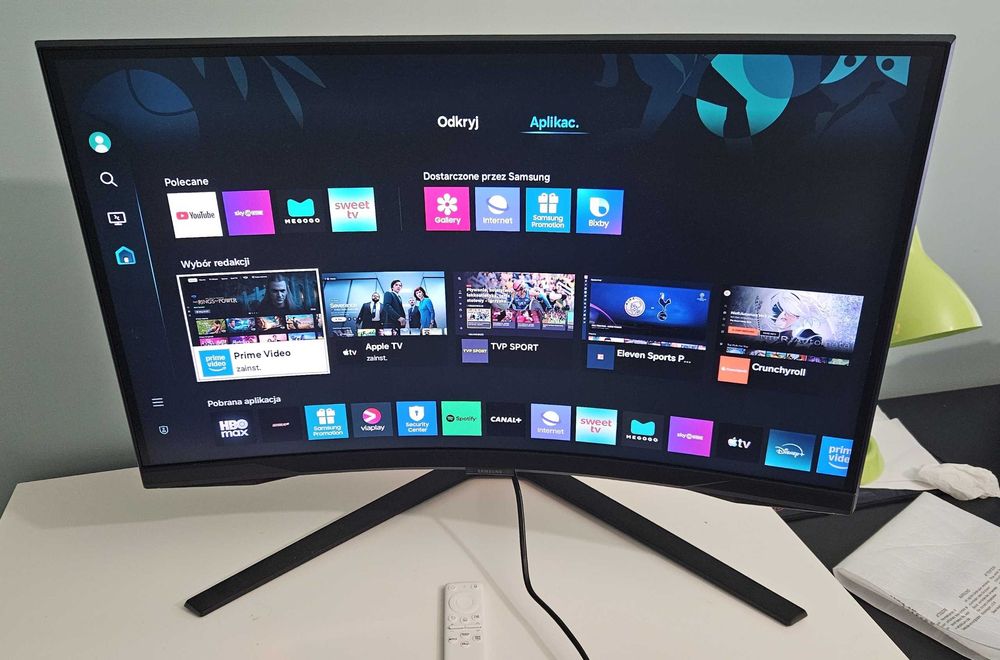 Monitor 2k, 240Hz Samsung Odyssey G6 LS27, Wi-Fi/BT/Samart, gwarancja