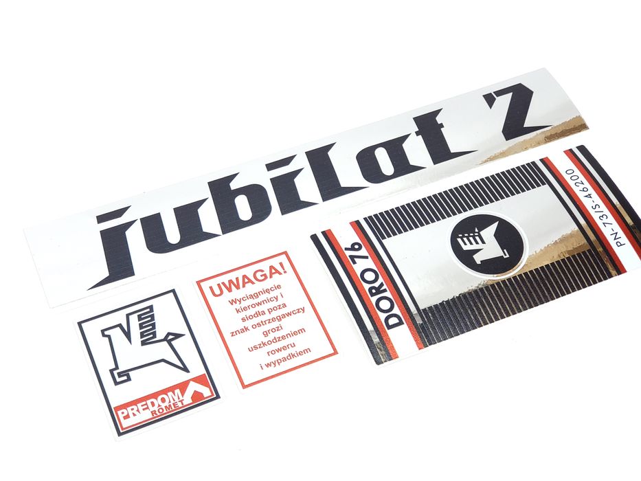 NOWE Naklejki Romet Jubilat 2 komplet