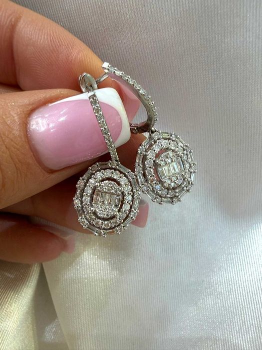 Kolczyki z diamentami naturalnymi 2.00 CT
