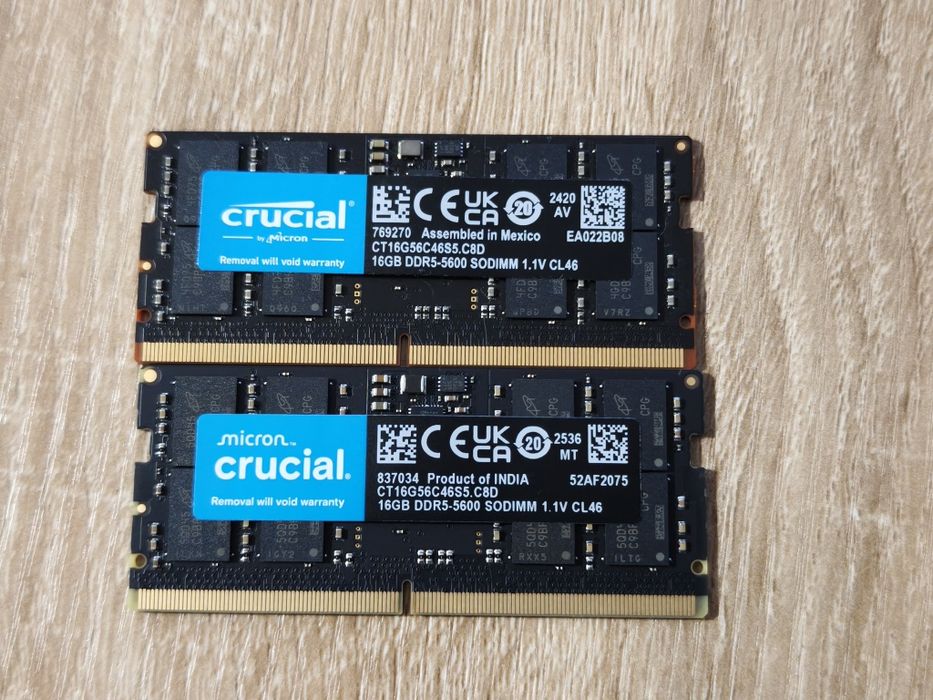 Kit de RAM DDR5 para portátil - 32GB 5600MHz