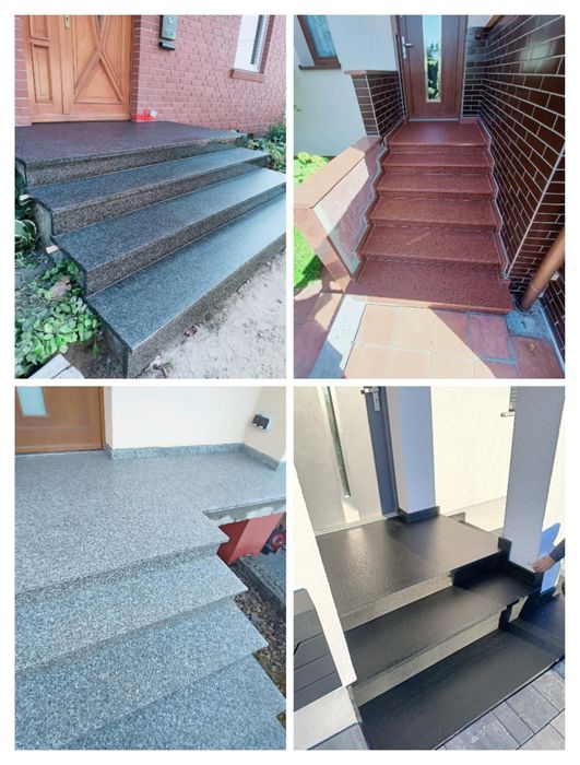 Schody wewnętrzne i zewnętrzne Granitowe