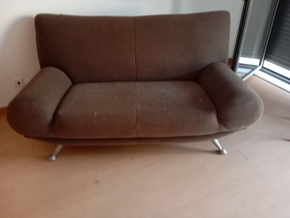 SOFÁ 2 Lugares Castanho