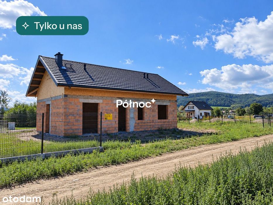 Dom parterowy 86 m² | 10,57 ar | widok na góry