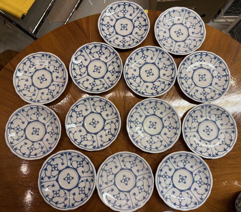 Zestaw 13szt Talerz talerze Winterling wzór słomkowy cebulowy 1536