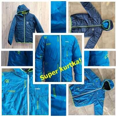 Dwustronna kurtka zimowa 10-12 lat Wed'ze