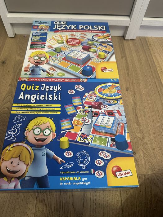 Quiz język angielski i język polski firmy lisciani