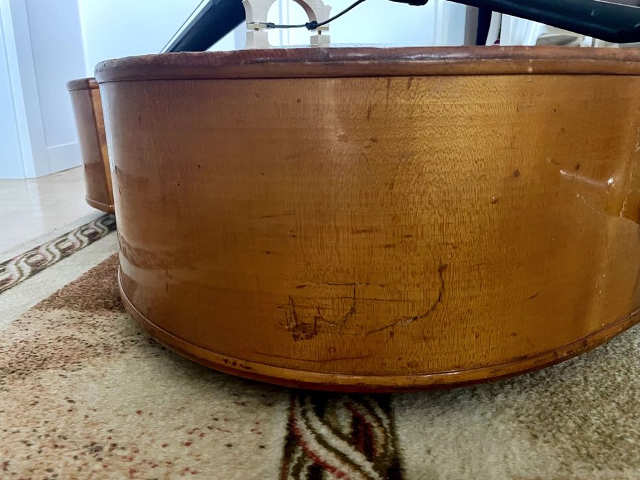 Kontrabas Muzima niemiecki 3/4 drewniany