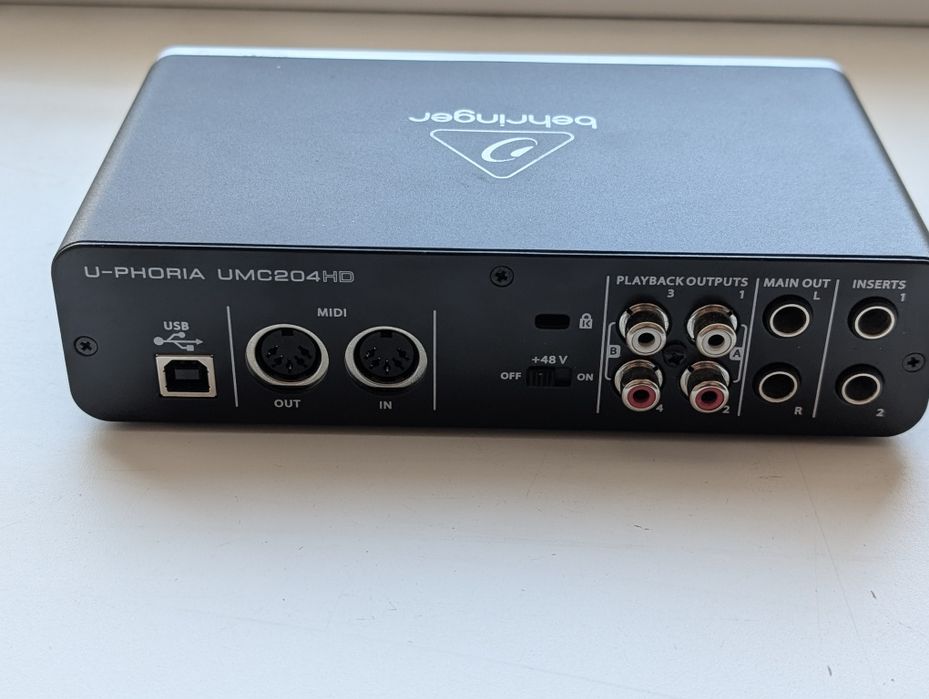 behringer umc204hd - Купить студийное оборудование - Цена на OLX.ua