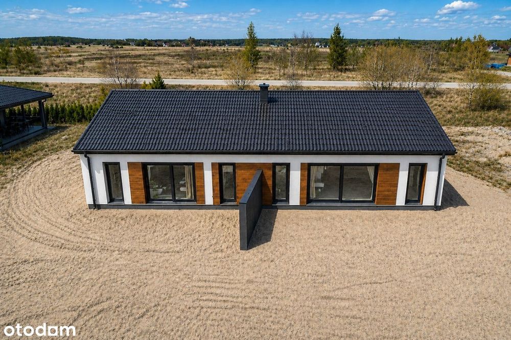 Bliźniak parterowy 92 m2 z dużym ogrodem, Borkowice