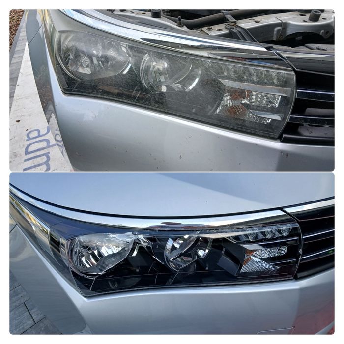 Polerowanie lamp, napylanie nowej warstwy poliwęglanu