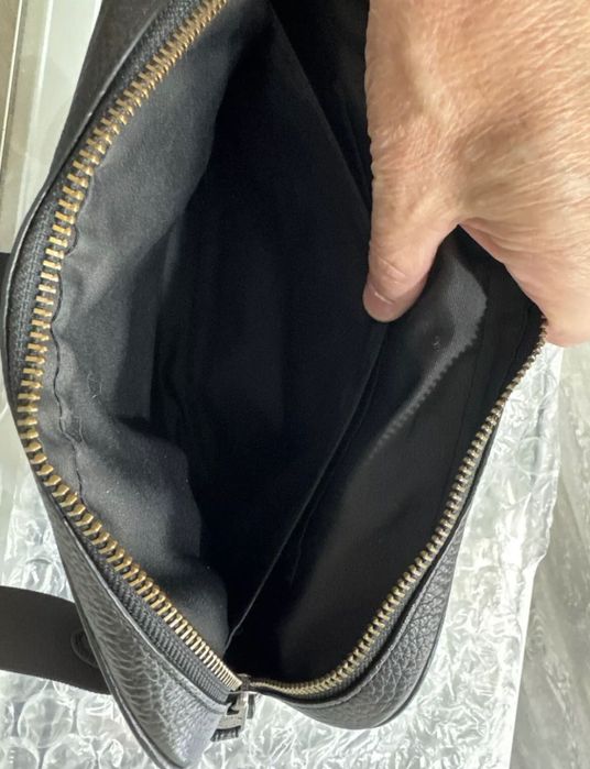 Сумка coach кросбаді шкіряна