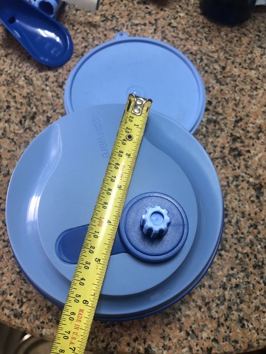 Processador de alimentos manual Tupperware Quick Chef Pro Azul