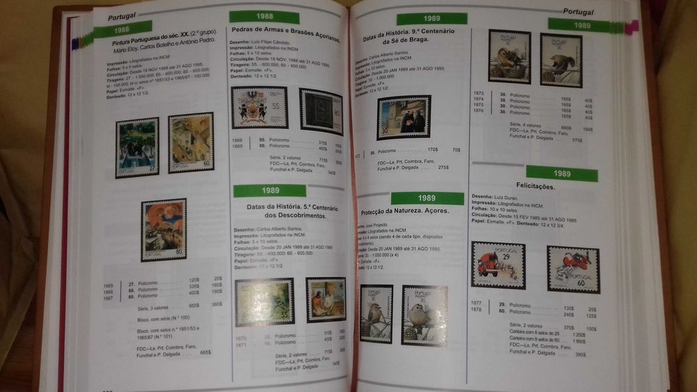 Livro Selos Postais - AFINSA