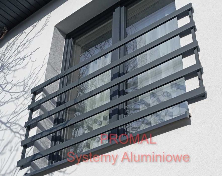 Balkon Francuski Balkony Francuskie Balustrada ALUMINIOWA PRODUCENT