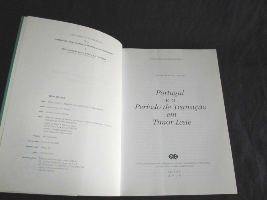 Livro Portugal e o Período de Transição em Timor Leste
