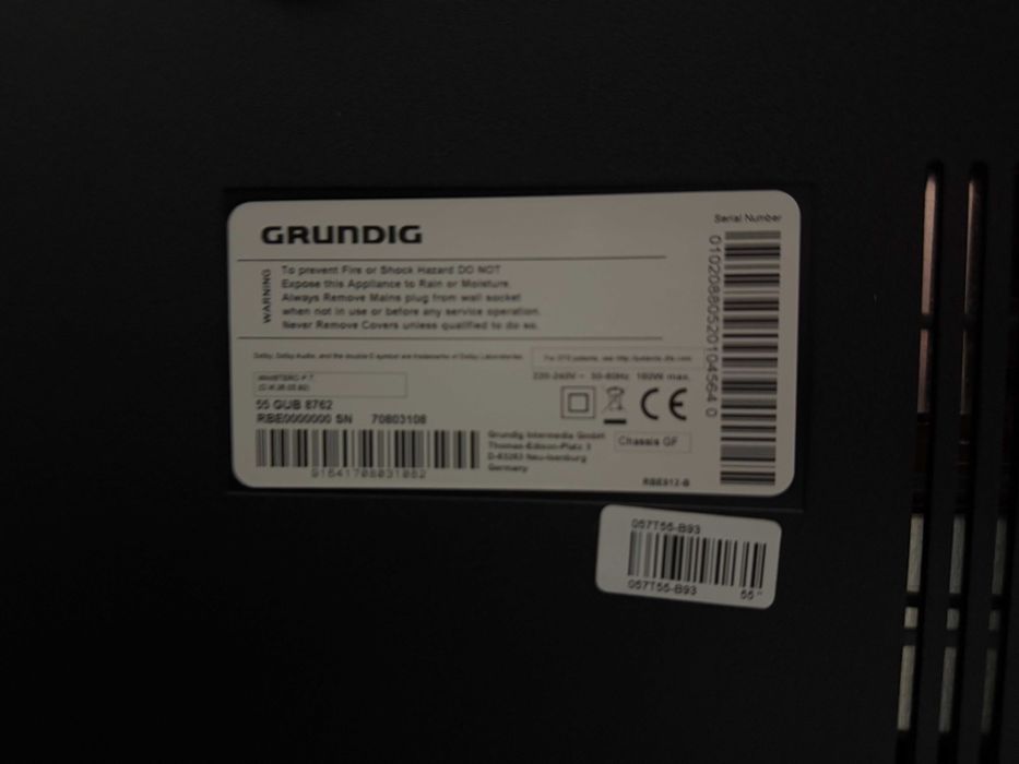 TV Grundig 55 cali Smart TV