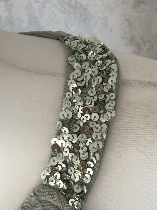 Długa  sukienka plisowana xl