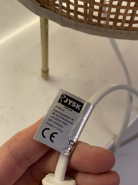 Lampa sufitowa i nocna- boho, rattan Jysk