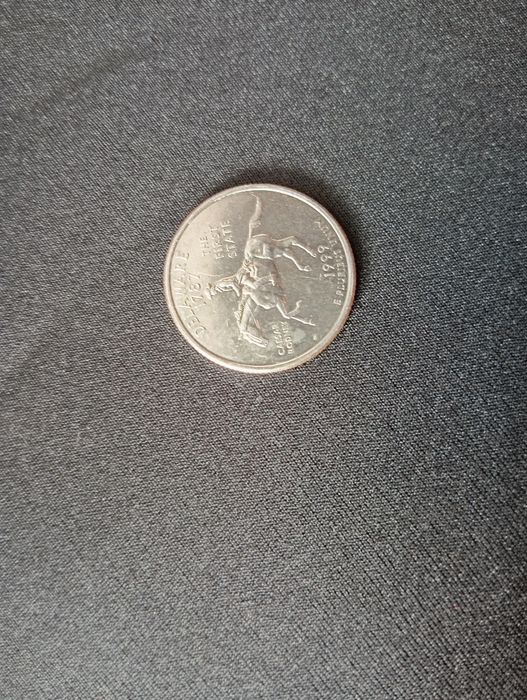 1999 Delaware 1787 The First State Quarter Dollar Coin Sycewice