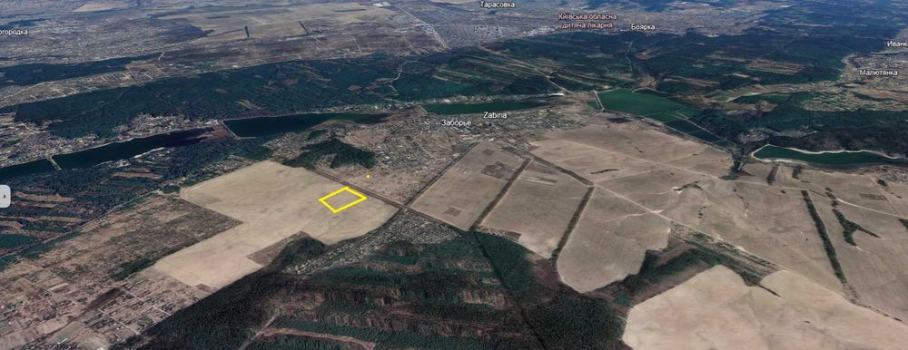 Продаж земельної ділянки с. Забір'я