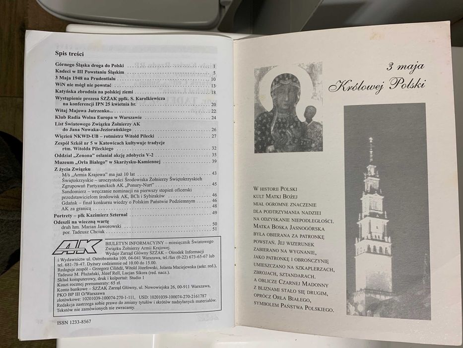 Biuletyn informacyjny Światowego Związku Żołnierzy Armii Krajowej 2001