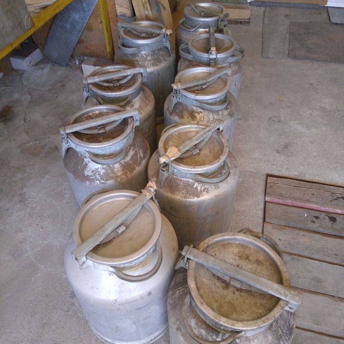 Бидон молочный алюминиевый