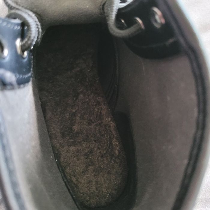 Ocieplane 38 bata czarne sznurowane trapery klasyczne skóra