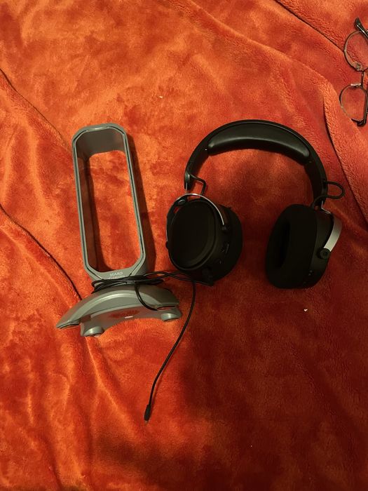 Headphones + suporte mars gaming