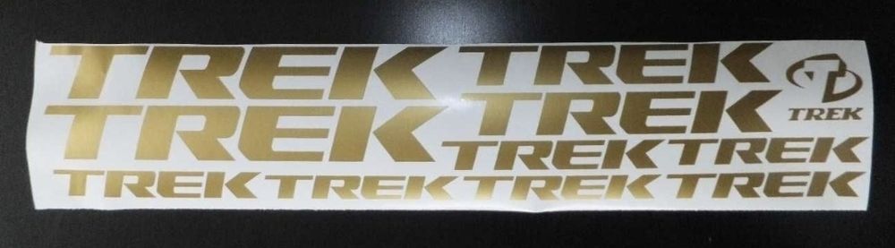 TREK DOURADO kit de autocolantes bike