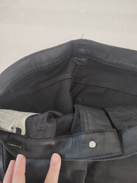 Massimo Dutti spodnie woskowane