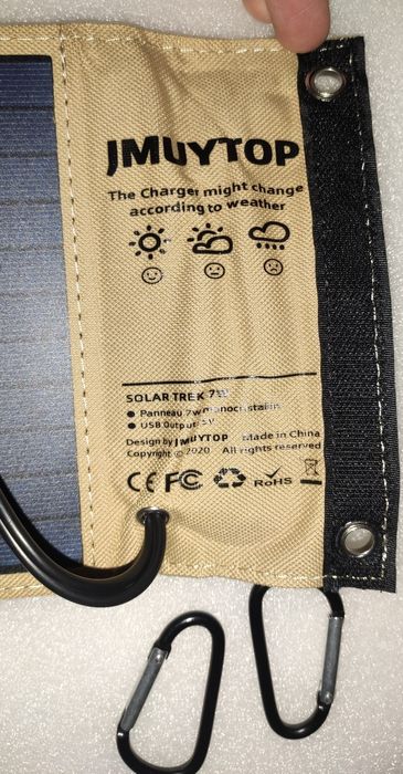 Нова портативна складна сонячна панель 7W