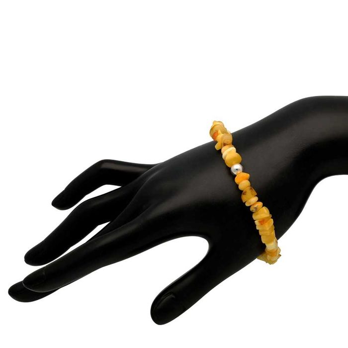 Bransoletka z bursztynu