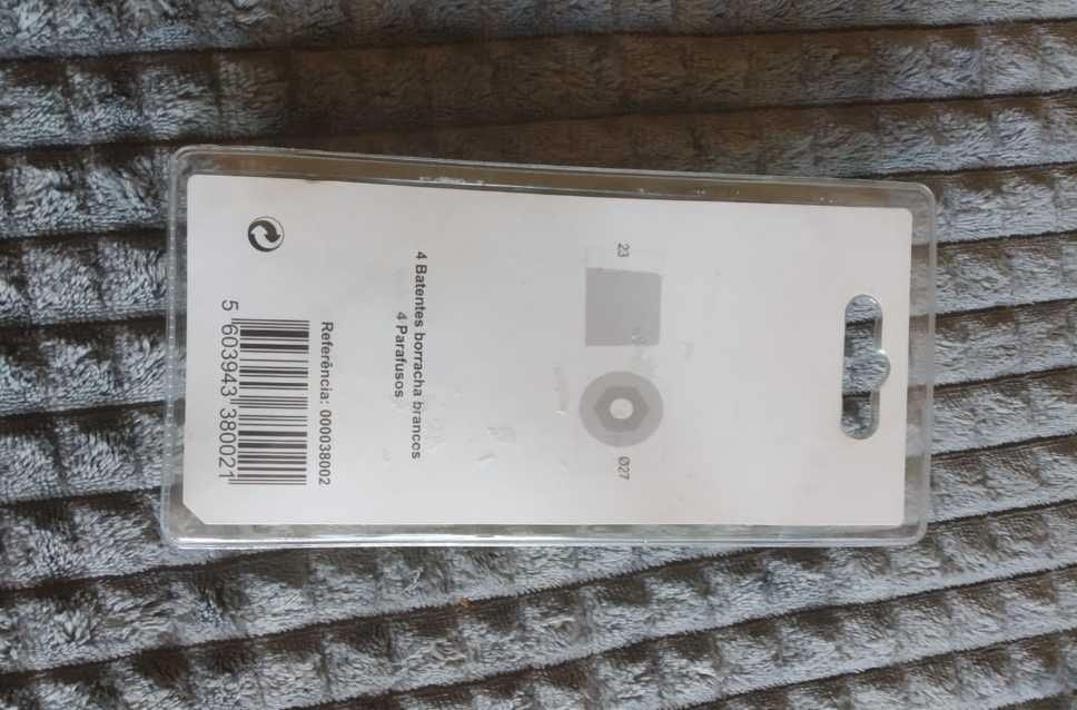 Conjunto de 4 batentes Brancos de porta / marca Interfer NOVO